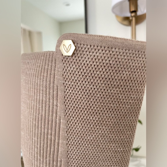 Vivaia Filipa Wool Knee Hi Tall Boots Pull On Womens Size 9.5 /41 Beige taupe - Picture 10 of 15